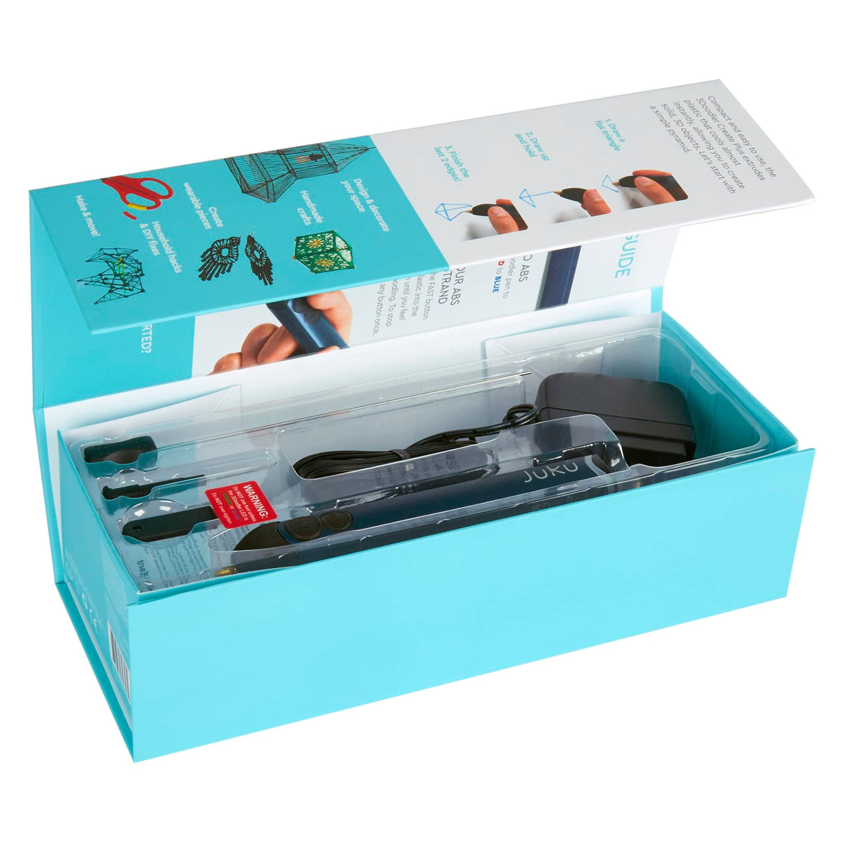 Juku™ 3Doodler Create+ 3D Printing Pen, Steel Blue Office Depot