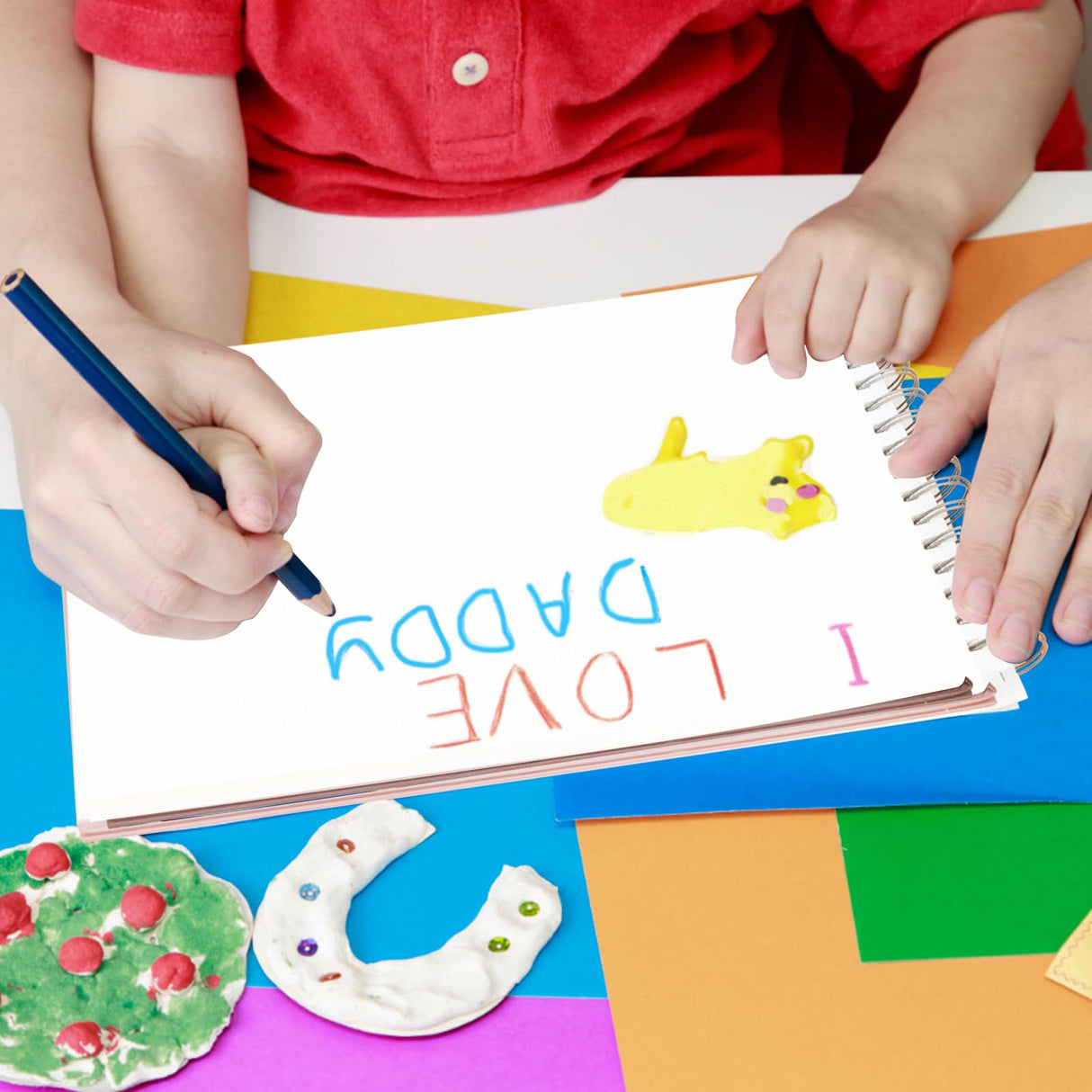 Crehatos 9" x 12" Sketch Book, Top Spiral Bound Sketch Pad, 100 Sheets 68lb/100gsm Drawing Paper, 1 Pack Crehatos