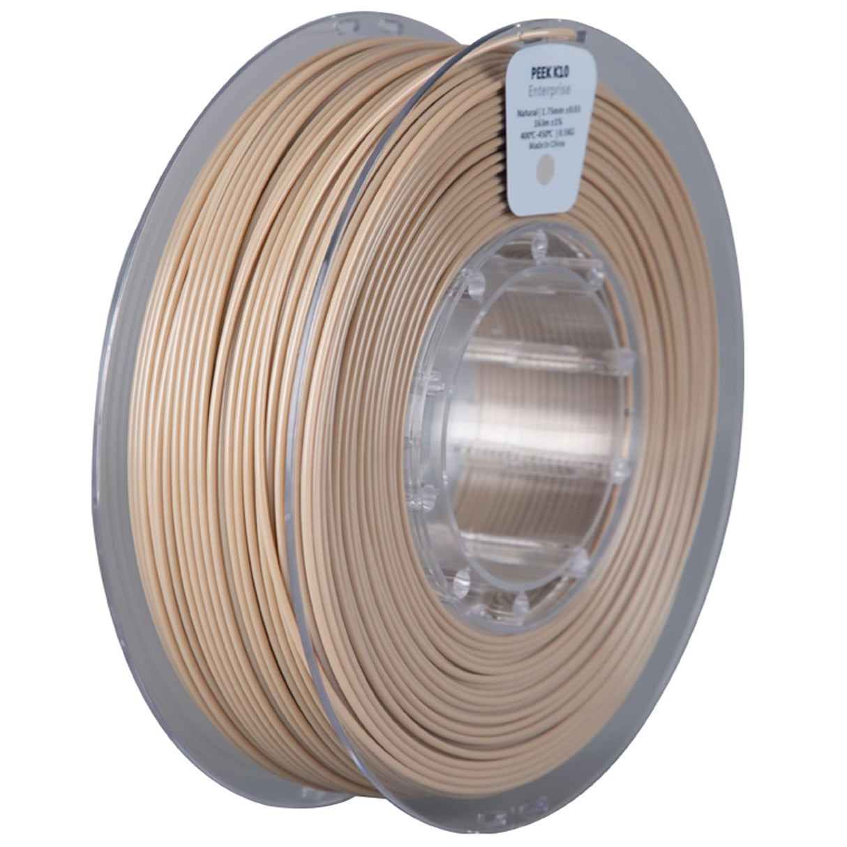 PEEK Filament 1.75mm 3D Printer Filament Polyetheretherketone 500g Spool, Natural Spriour