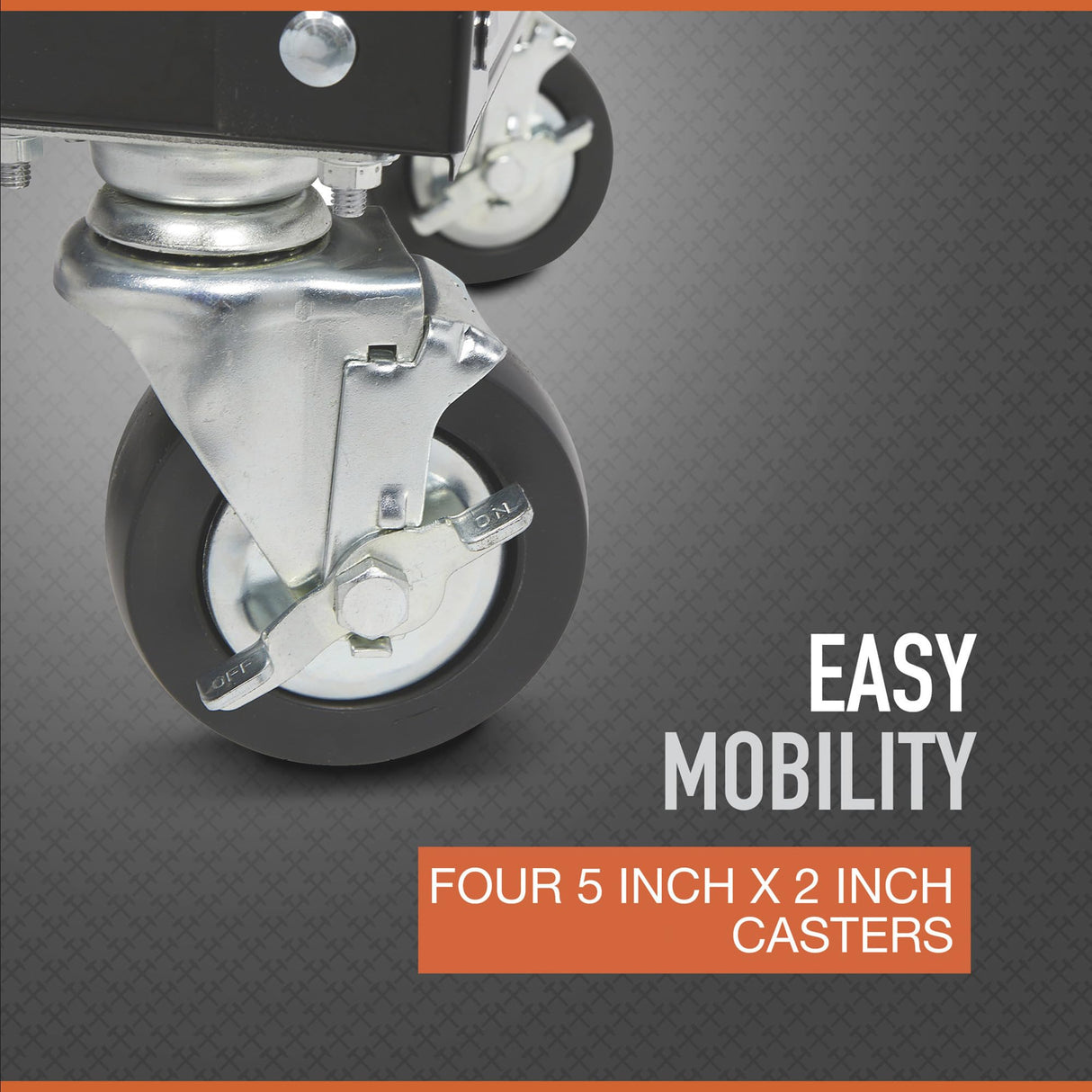 Ironton 30in. 5-Drawer Mechanic's Tool Cart - 33-7/8in.L x 17-5/8in.W x 39-1/8in.H, 700-Lb. Capacity Ironton