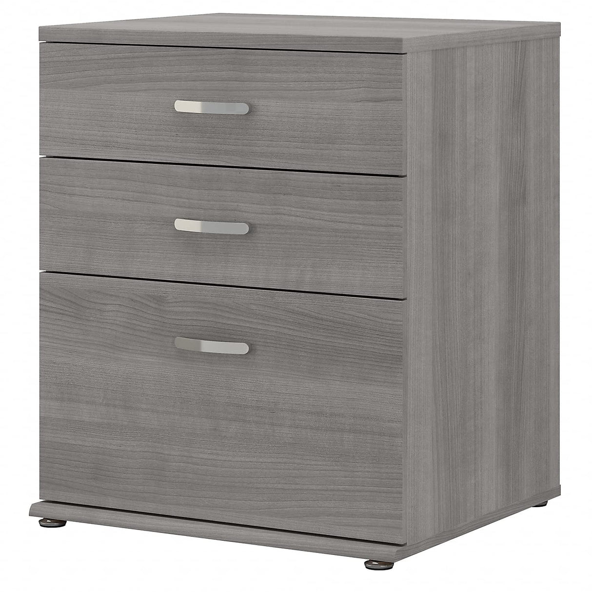 Bush Business Furniture Universal 34-inch Floor Storage Cabinet with Drawers, Platinum Gray (UNS328PG) Bush Business Furniture