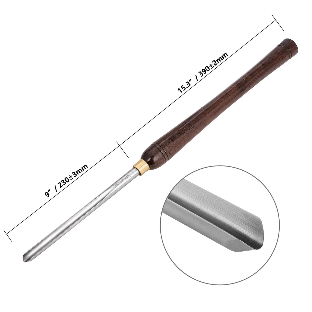 IMOTECHOM 1/2-Inches HSS Bowl Gouge Lathe Chisel Wood Turning Tools with Round Plastic Box and Hanging Bag IMOTECHOM