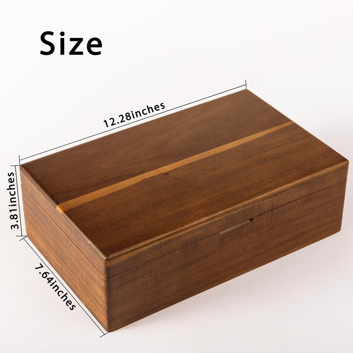 Acacia Wooden Tea Bag Organizers, Tea packet Storage Boxes, Tea Caddy for Tea Bags Chest, Teabag Holder Containers, Teabox Station Display, Organizador De Tes Caja Para Te, 8 Compartments FLYIEE