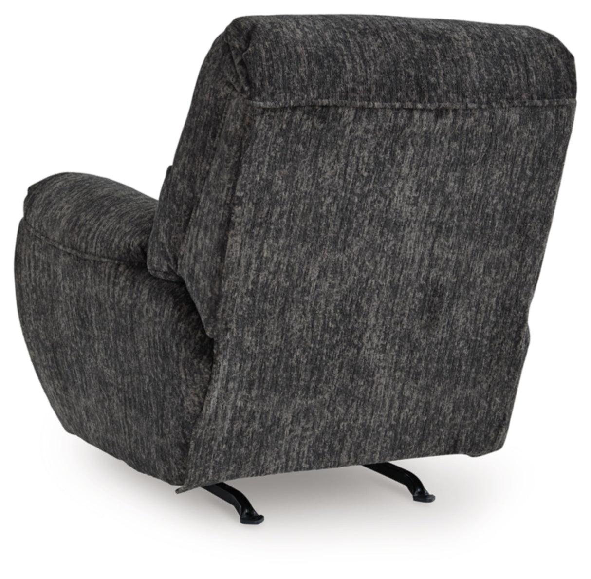Signature Design by Ashley Rampant Casual Manual Rocker Recliner with Pillow-Top Arms, Gray Signature Design by Ashley