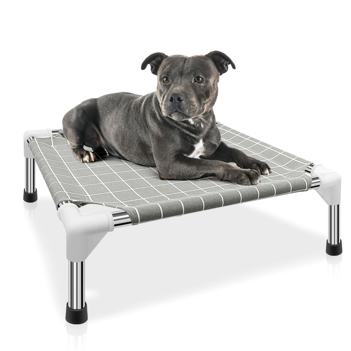 Elevated Pet Bed Dog Cot- Pet Bed for Small Dogs | Raised Dog Bed for Indoor and Outdoor Use for Small Pets Tensorsine