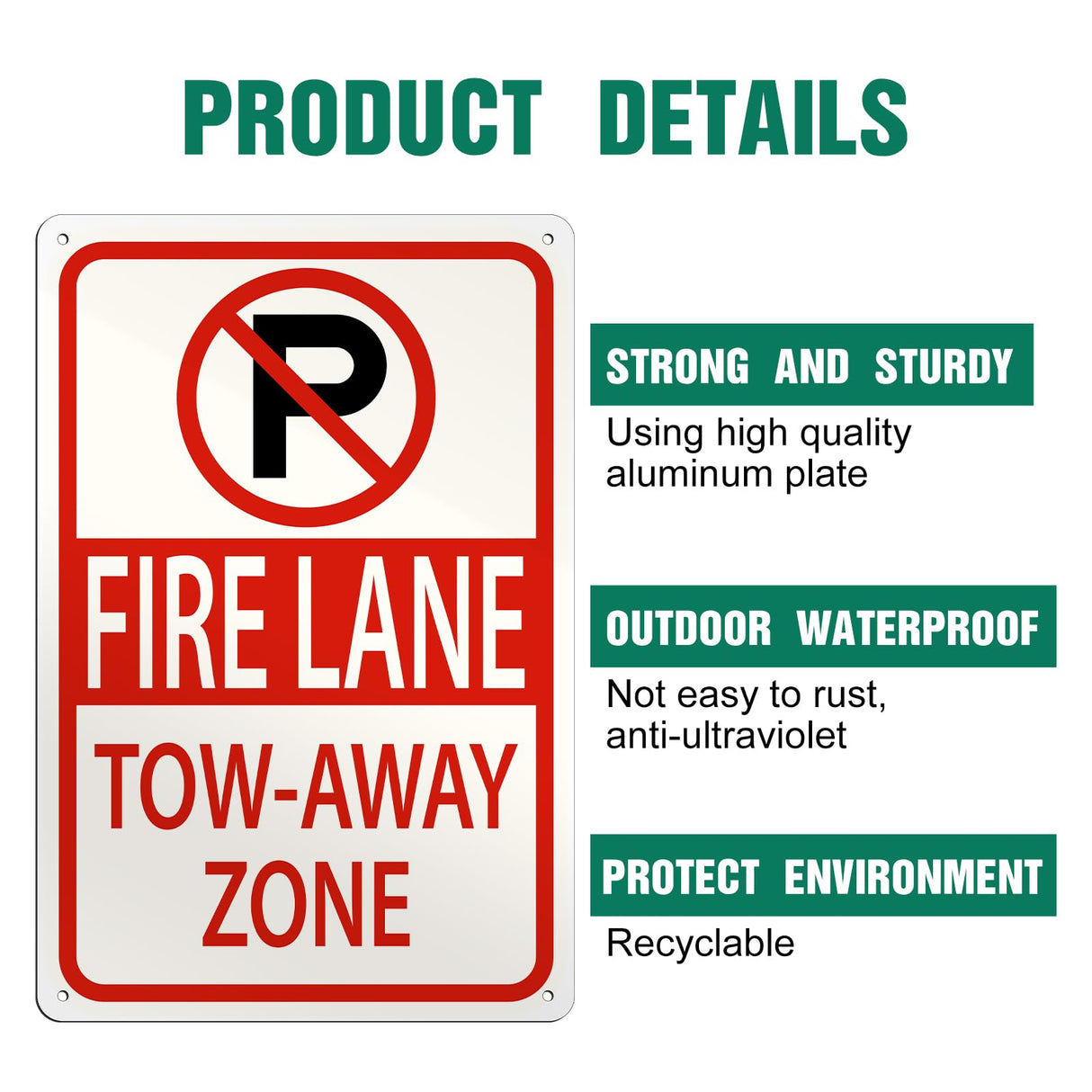 Hicarer 10Pcs Sublimation Blank Aluminum Signs Metal Signs Sublimation Signs White Sign Blanks for Outdoor Birthday Parking Yard Office Garage Business Rent Workplace Home Delivery Sign(12 x 8 Inch) Hicarer