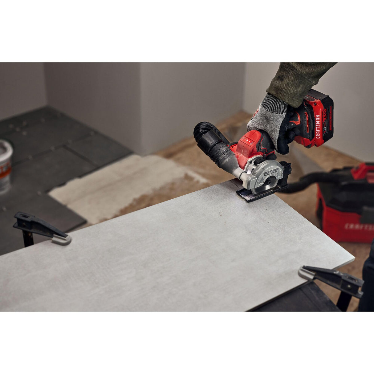 CRAFTSMAN V20 Cordless Cut-Off Tool, Brushless RP, 3 Inch, Small Circular Saw, Bare Tool Only (CMCM300B) CRAFTSMAN