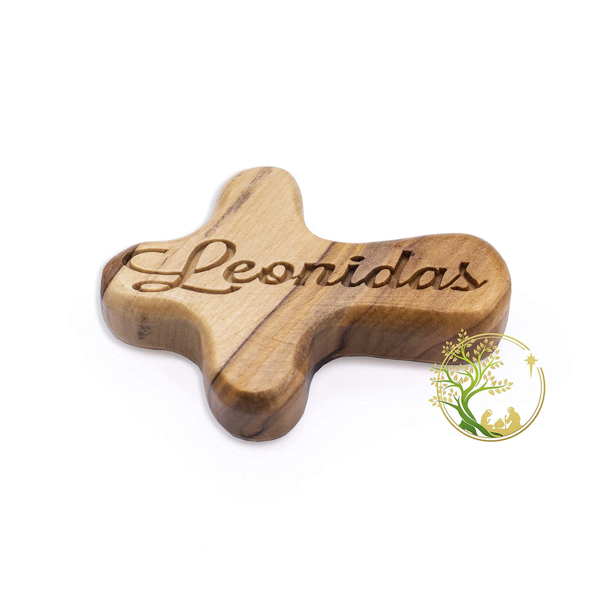 Personalized Comfort Cross for Baptism, Christening & Confirmation - comfort cross gift | Customized Olive wood comfort cross cross for kids& adults | comfort Cross for boys and girls PHLG