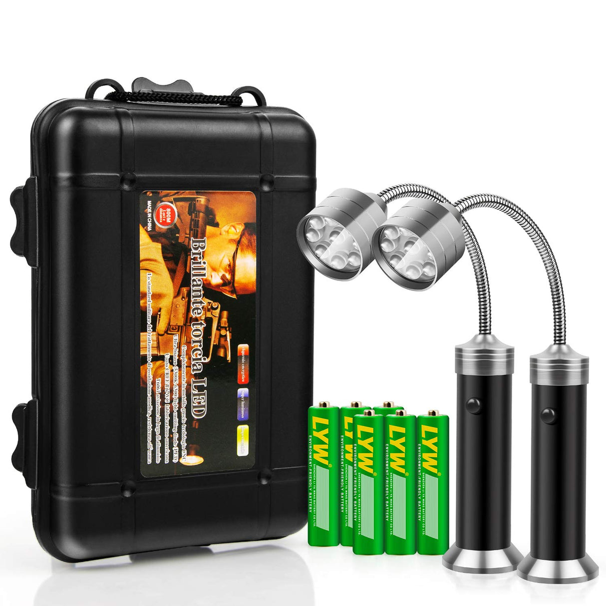 KOSIN Barbecue Grill Light for Outdoor Grill, Super-Bright Led Bbq Lights, Gifts for Men, Traeger Pit Boss Smoker Grill Accessories,Batteries Included KOSIN