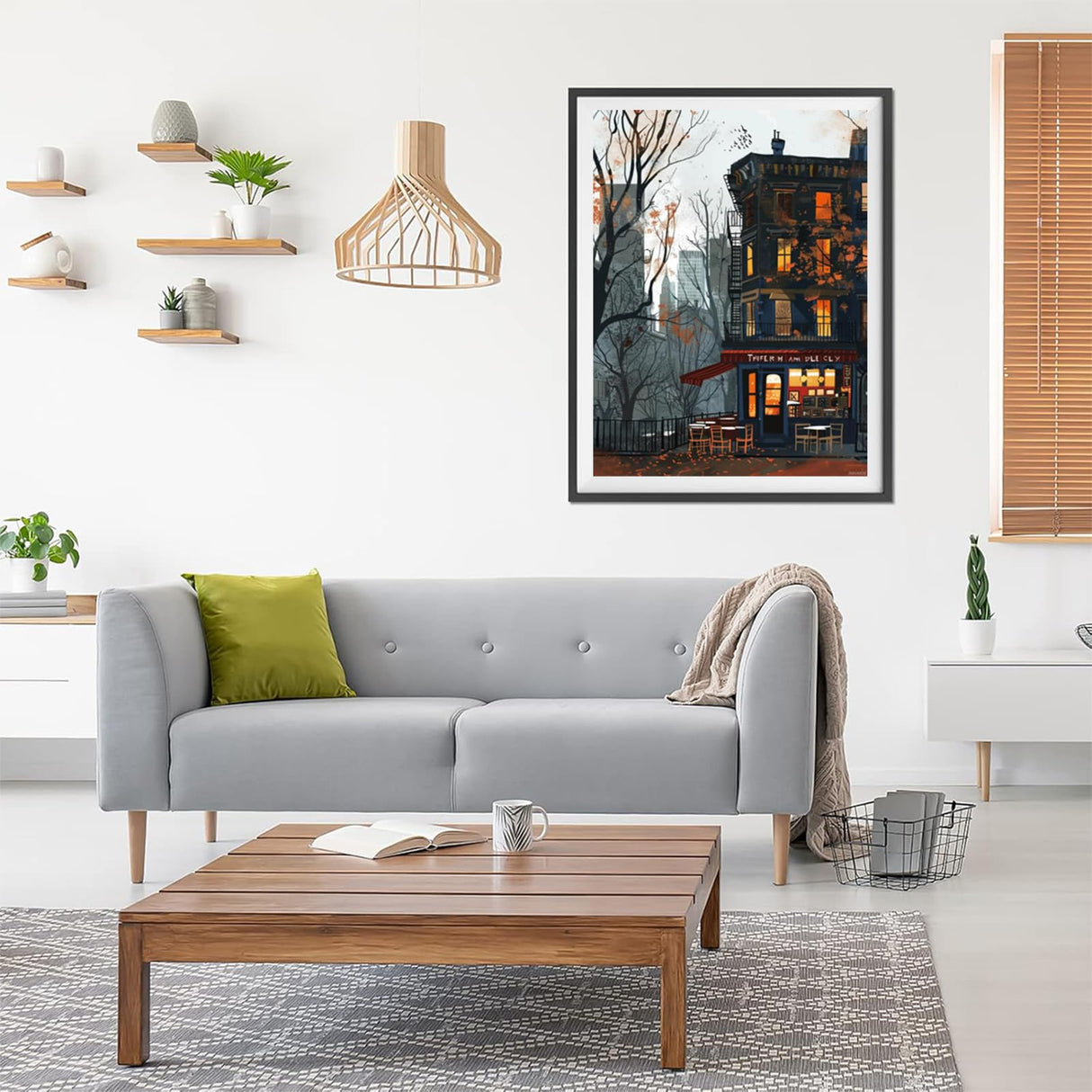 JXAVAXDE New York City Landscape Diamond Painting Kit for Adults, Scenery Diamond Painting Suitable for Home Wall Decoration Gift 12x16 Inch JXAVAXDE