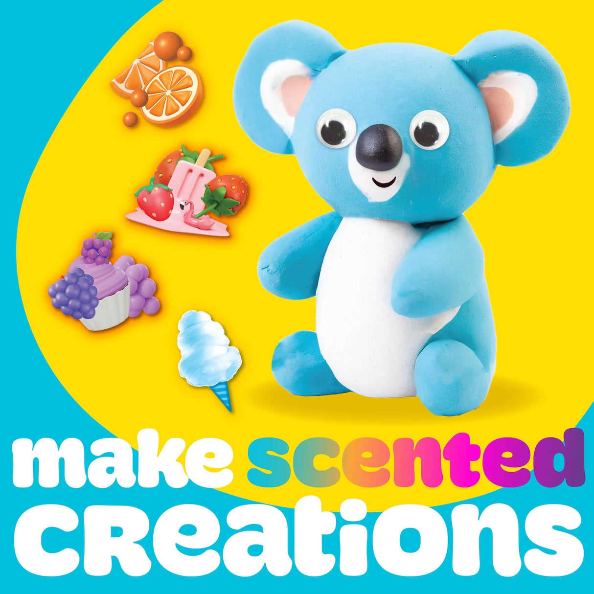 Play-Doh Air-Dry Clay Scented Variety Pack, Air Dry Clay for Kids, Modeling Clay for Kids, Arts & Crafts Gift, Craft Supplies, Molding & Sculpting Clay Play-Doh