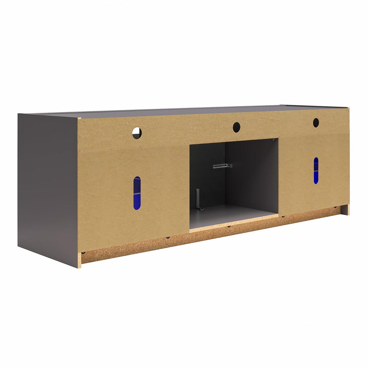 Ameriwood Home Luna Fireplace TV Stand for TVs up to 65", Graphite Grey Ameriwood Home