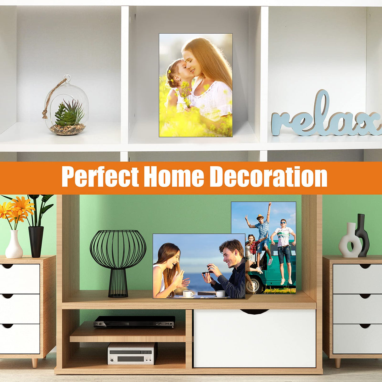 3 Pcs 8 x 10 Inch Aluminum Sublimation Metal Photo Blanks Sublimation Metal Sign Blanks 0.65 mm Thick DIY Photo Sign Blank for DIY Sublimation Printing Photo Graduation Anniversaries Birthday Ferraycle