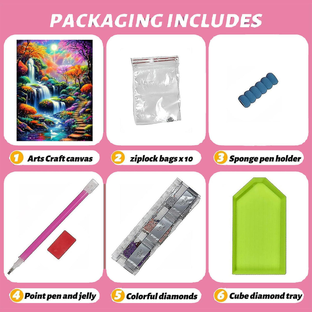 Landscape Diamond Painting Kits for Adults - Scenery Diamond Art Kits for Adults, Round 5D Forest Gem Art Kit for Adult DIY Crafts Kit Gift Home Wall Decor Gifts (16x12 inch) xackcme