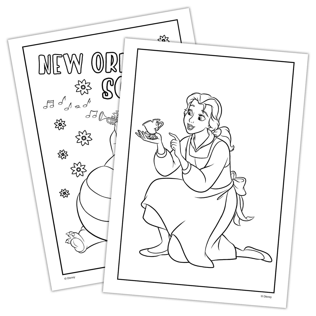 Disney Princess Paintbox Coloring and Activity Book with 16 Paints, Bendon 42350, 7.75 x 10.75 Disney