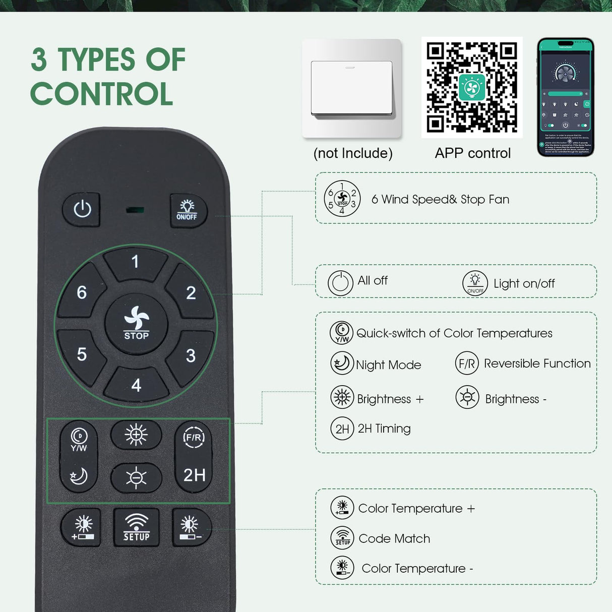 Ceiling Fans with Lights and Remote/APP Control, 41 inch Low Profile Flush Mount Ceiling Fan with Lights, LED Dimmable 5 Reversible Curved Blades 3 CCT 6 Speeds for Bedroom Living Room, Wood Wiviniya