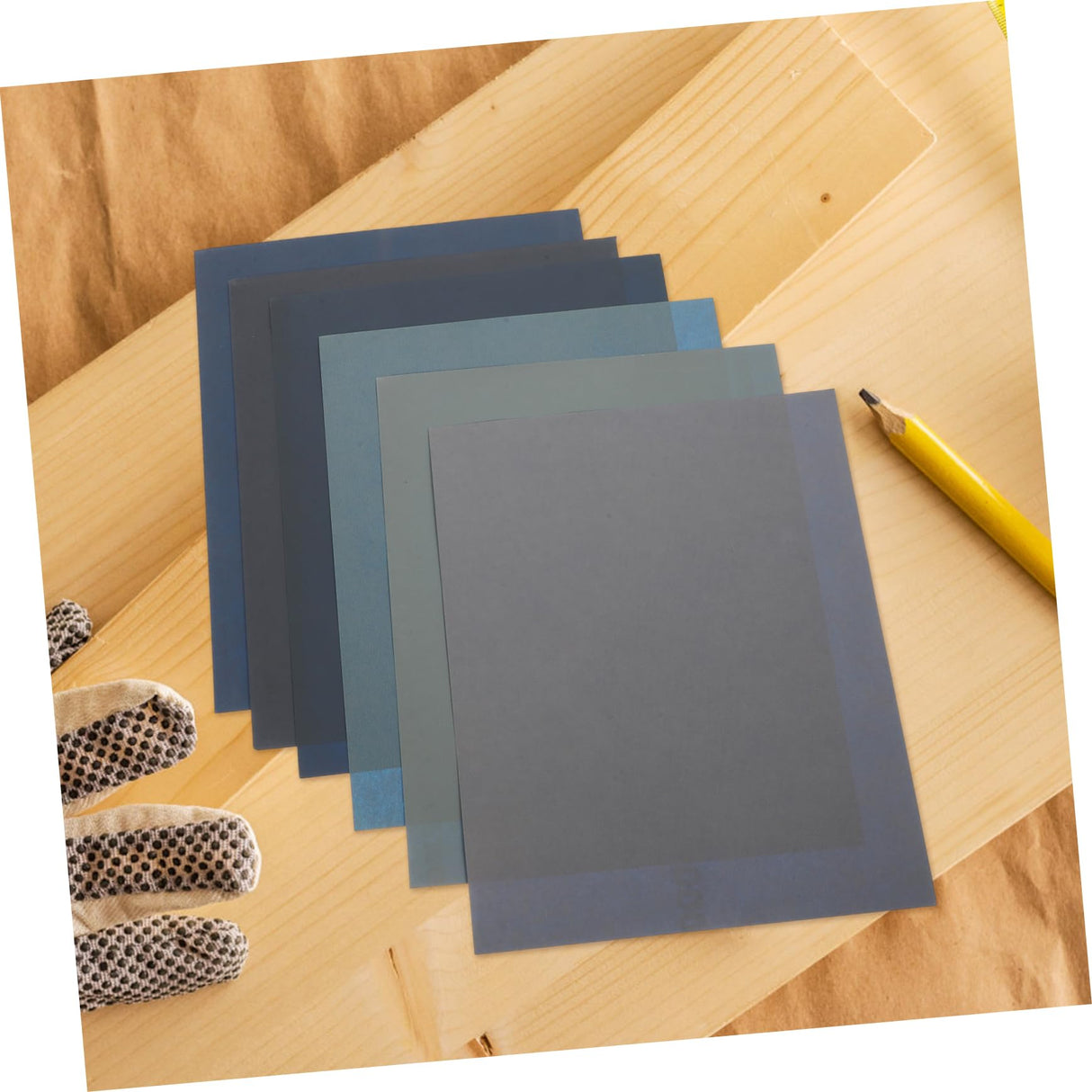 Cabilock Wet Dry Sandpaper Assorted Grits Versatile Abrasive for Automotive Wood Furniture Finishing Wood Turning Cabilock