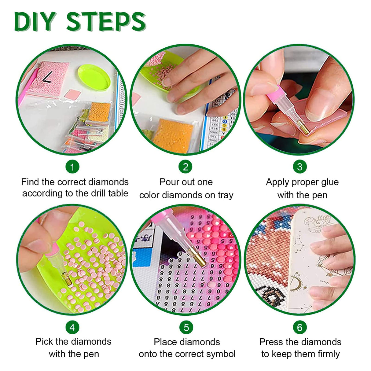 DIY Diamond Painting Kits Glowing Lion - 5D Animals Art Full Drill Crystal Rhinestone Embroidery Craft Kits for Bedroom Decor Gifts - 12x16inch Snuqevc