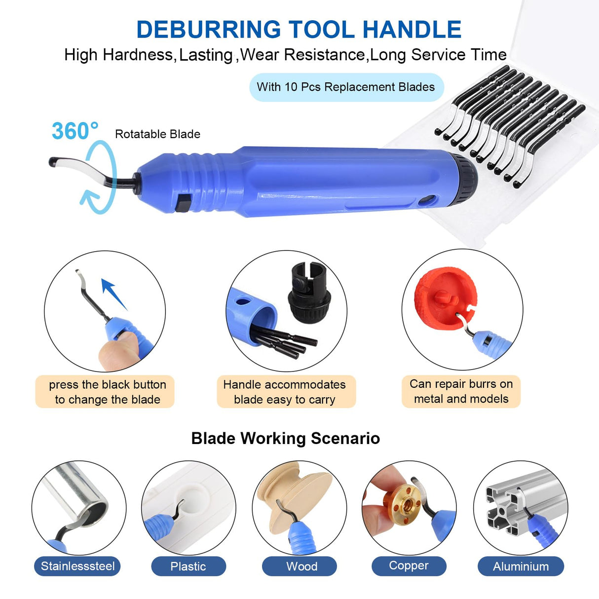 IdeaFormer-3D 62PCS 3D Printer Tools Kit,3D Printer Accessories Nozzle Cleaning Kit, Deburring, Removal Tools, Cutters, Wrench, Hobby Knife Set, Files, Screwdriver 3D Printing Tools 3D Print Tool Kit IdeaFormer-3D