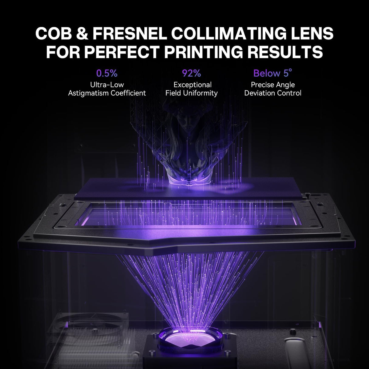 ELEGOO Saturn 4 Ultra 10"12K MSLA 3d Printer, Smart Resin Printer with AI Camera and Mechanical Sensor, 150mm/h Fast Printing, Auto-Leveling, WiFi Cluster Printing, Printing Size 8.62x4.84x8.66 Inches ELEGOO