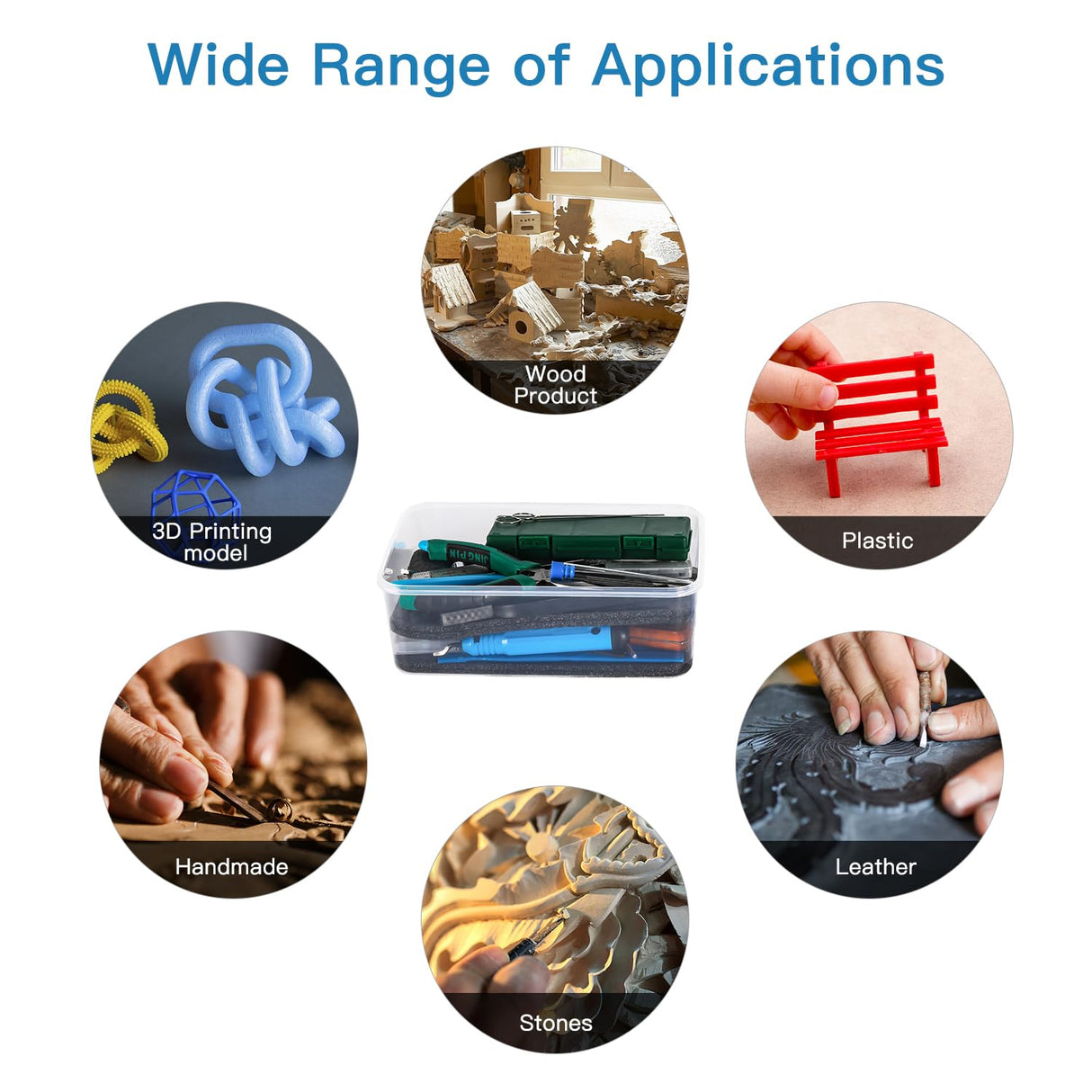 Sovol 3D Printer Tools Kit, 78 PCS 3D Printer Accessories with Nozzle Cleaning Kit, Removable Multi-Function Screwdriver Kit, Deburring, Removal Tools, Cutters, Hobby Knife Set, Wrench Set Sovol