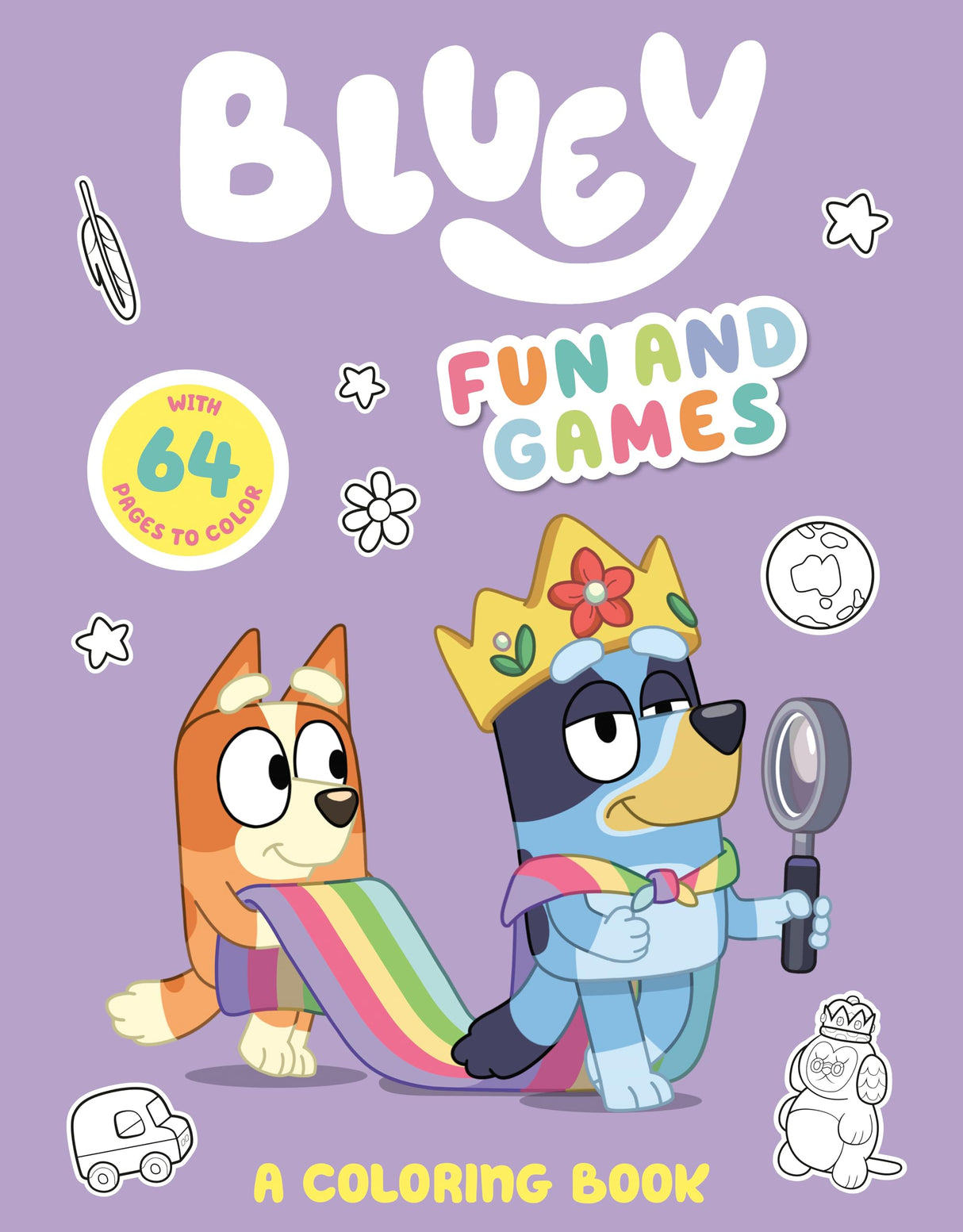 Bluey: Fun and Games: A Coloring Book Hweryho