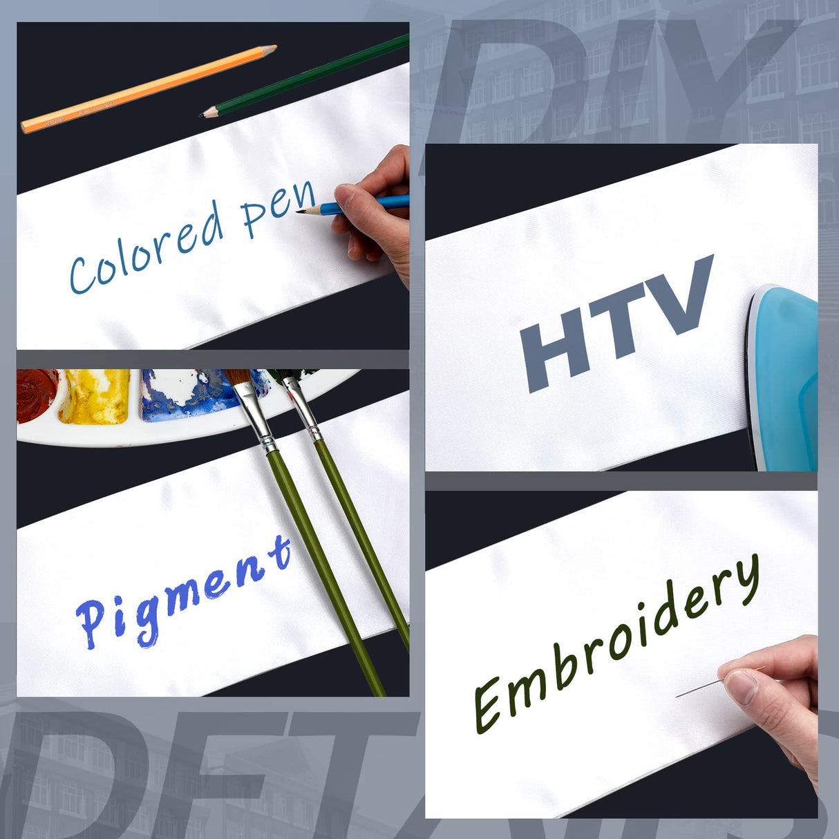 Geyoga 24 Pieces Unisex Graduation Stole Plain Graduation Sash Honor Stole for Graduation Students, 70 Inches (White) Geyoga