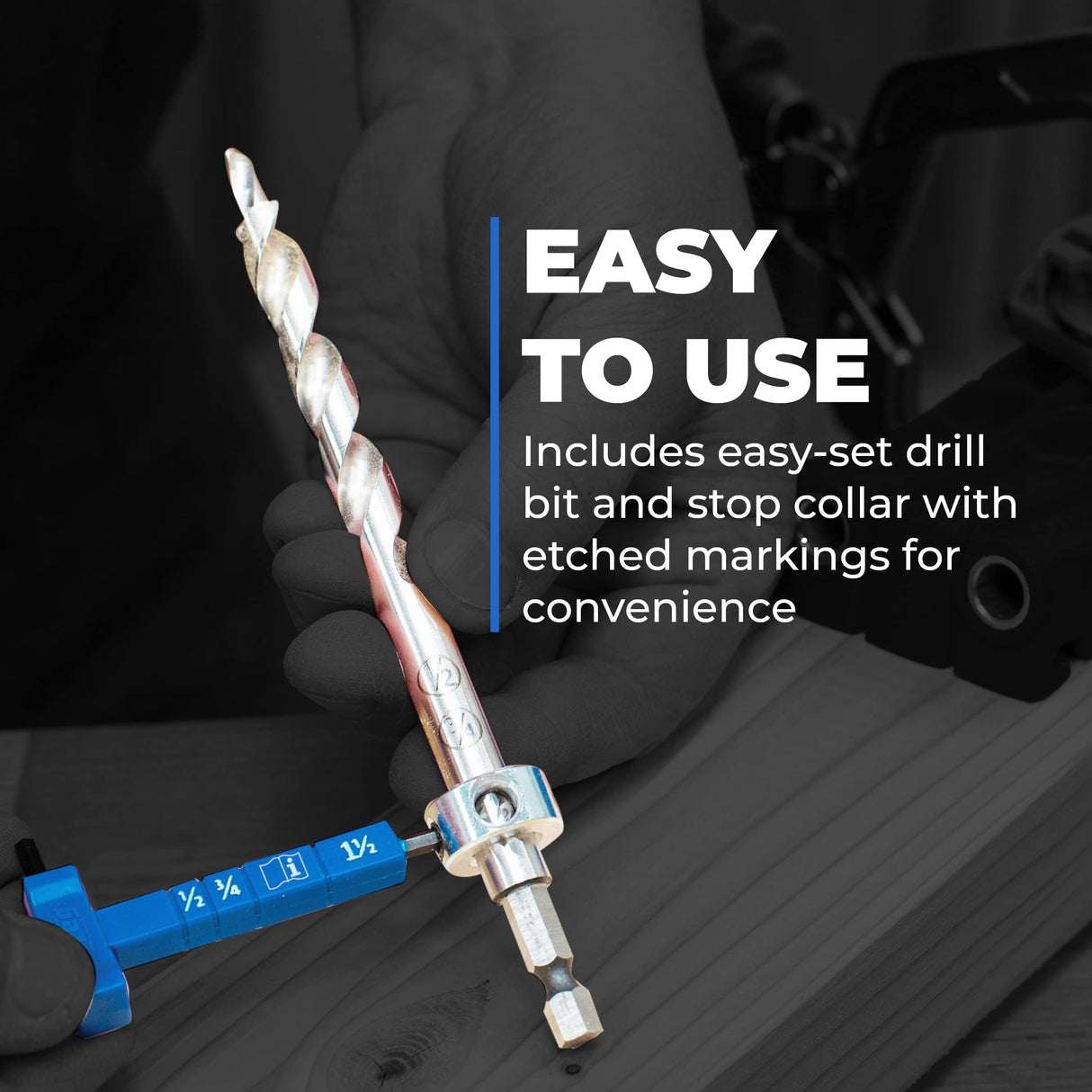 Kreg KPHJ320 Pocket-Hole Jig 320 - Small, Durable Jig for Tight Spaces - Create Perfect, Rock-Solid Joints - Easily Adjustable Drill Guides - For KREG