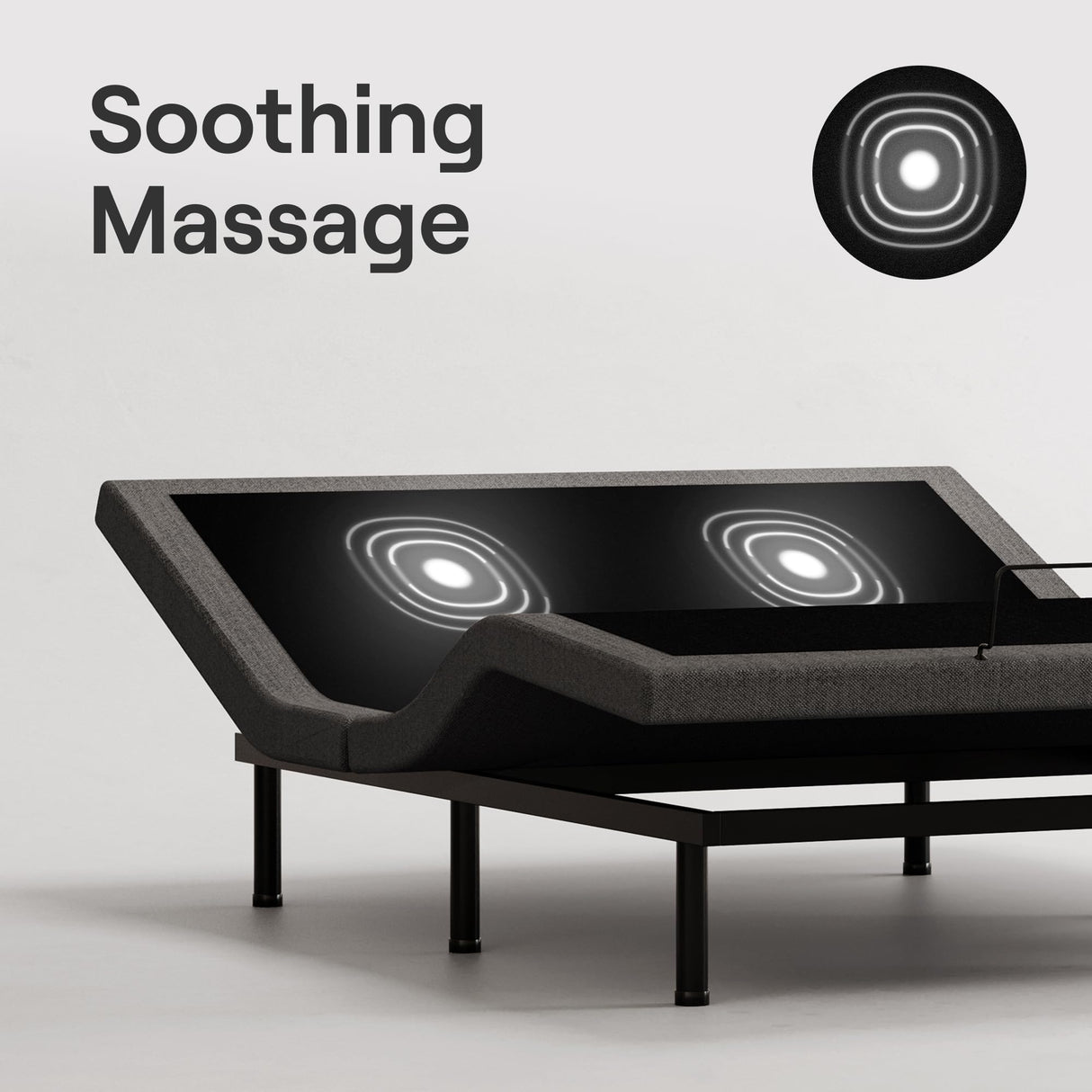 Nectar Premier Adjustable Base - Queen - Head & Foot Incline - Wireless Remote with Memory- 3 Massage Settings - 4 USB Ports - Anti-Snore & Zero Gravity Nectar