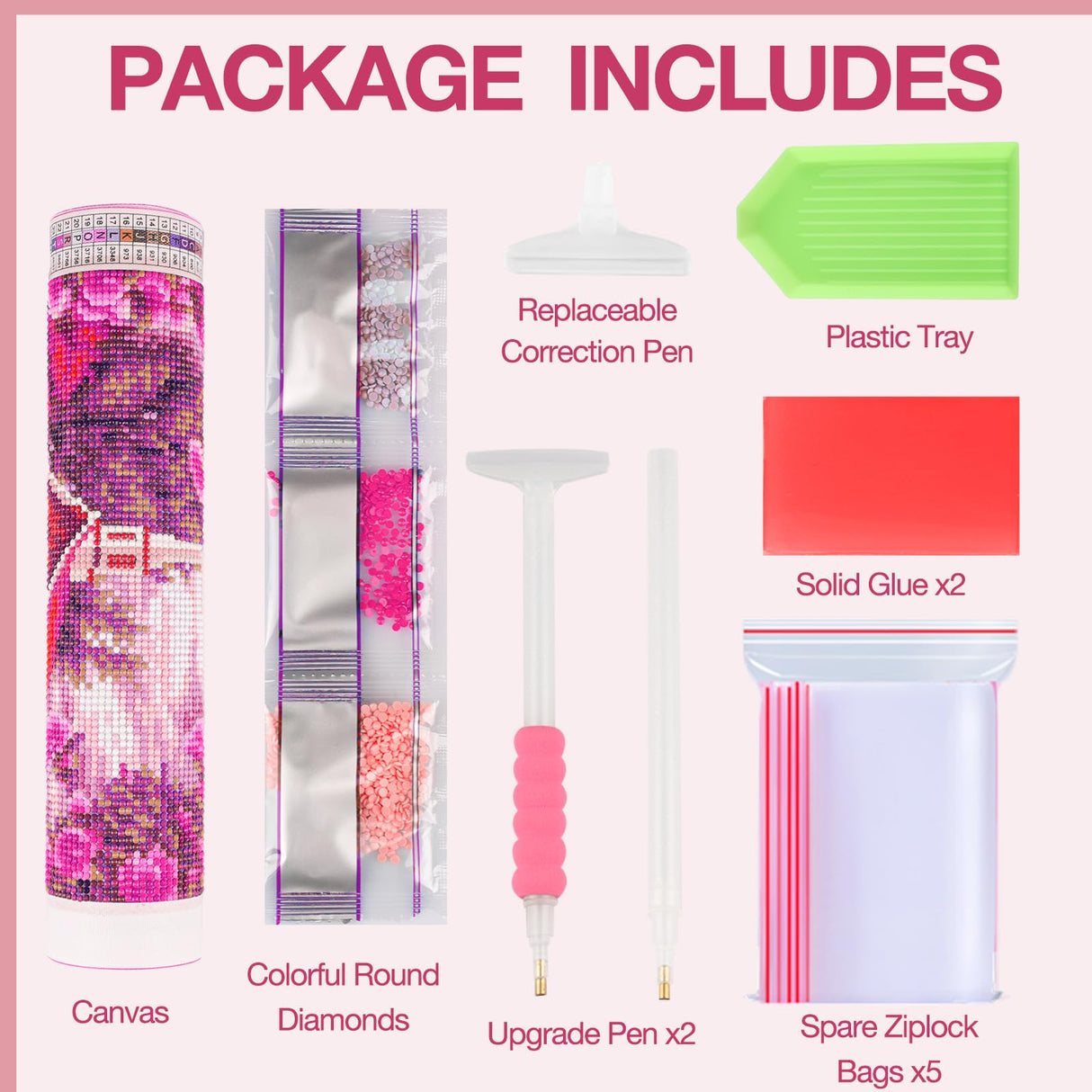 MEIYUDA Flowers Diamond Painting Kits for Adults, 5D Peony Diamond Art Kits for Adult Beginners, Flowers DIY Full Diamond Art Painting Kit for Home Wall Decor Gift 12x16inch MEIYUDA