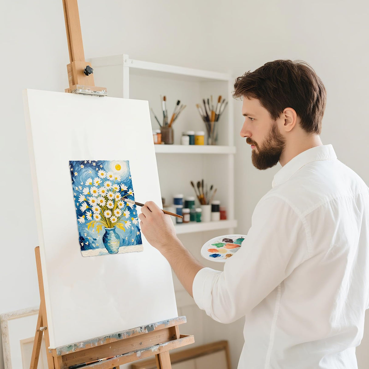 30 Sheets Drawing Paper, 300 GSM Thick Textured Cotton Painting Paper - 4 x 6 Inch Deckled Edge Handmade Paper for Painting, Calligraphy, Wedding Invitations, Greeting Cards, DIY Crafts EllaYIDOI