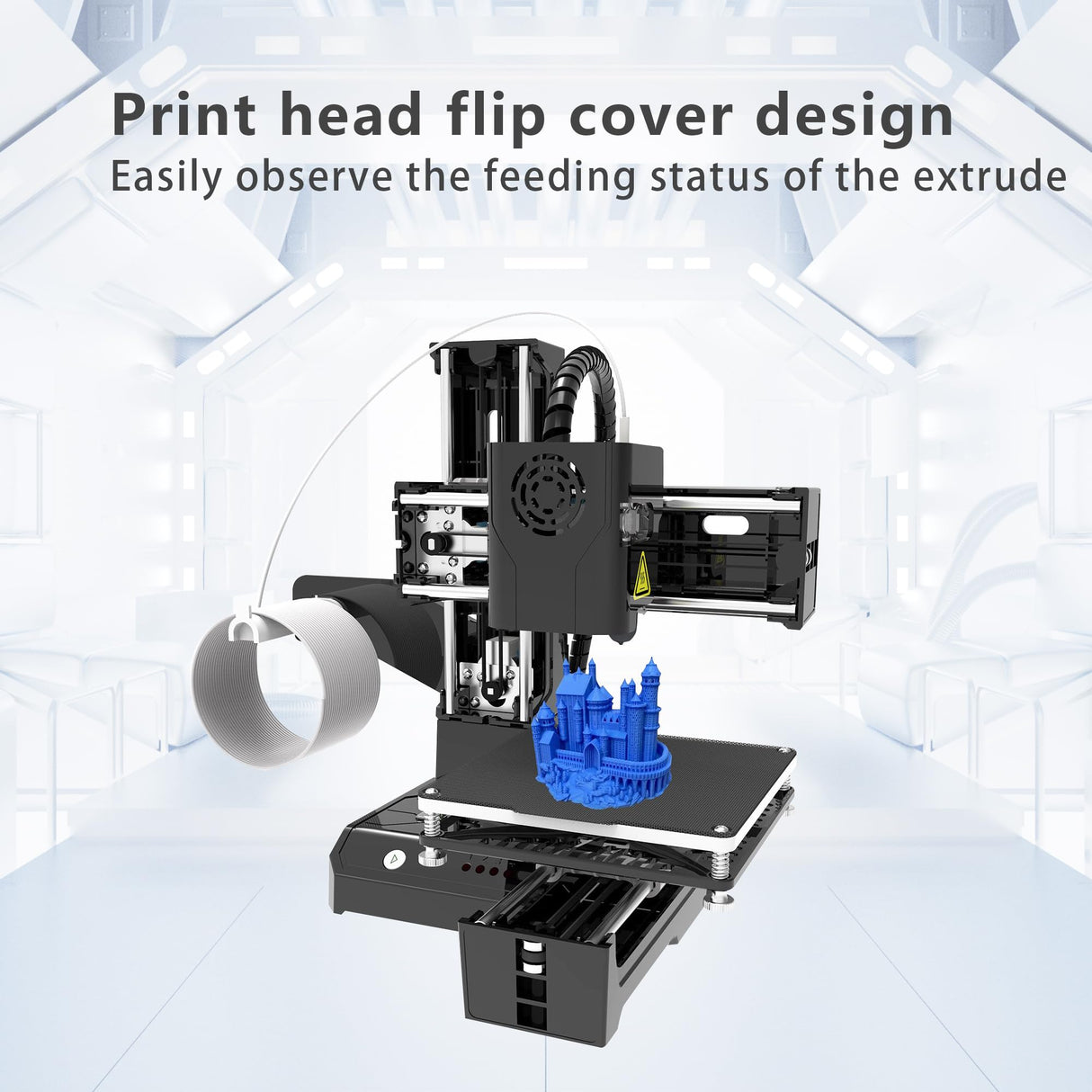 Easythreed K9 FDM Mini 3D Printer,2023 Upgrade 3D Printer for Kids and Beginners: Your First Entry-Level 3D Printer with High Printing Accuracy Easythreed