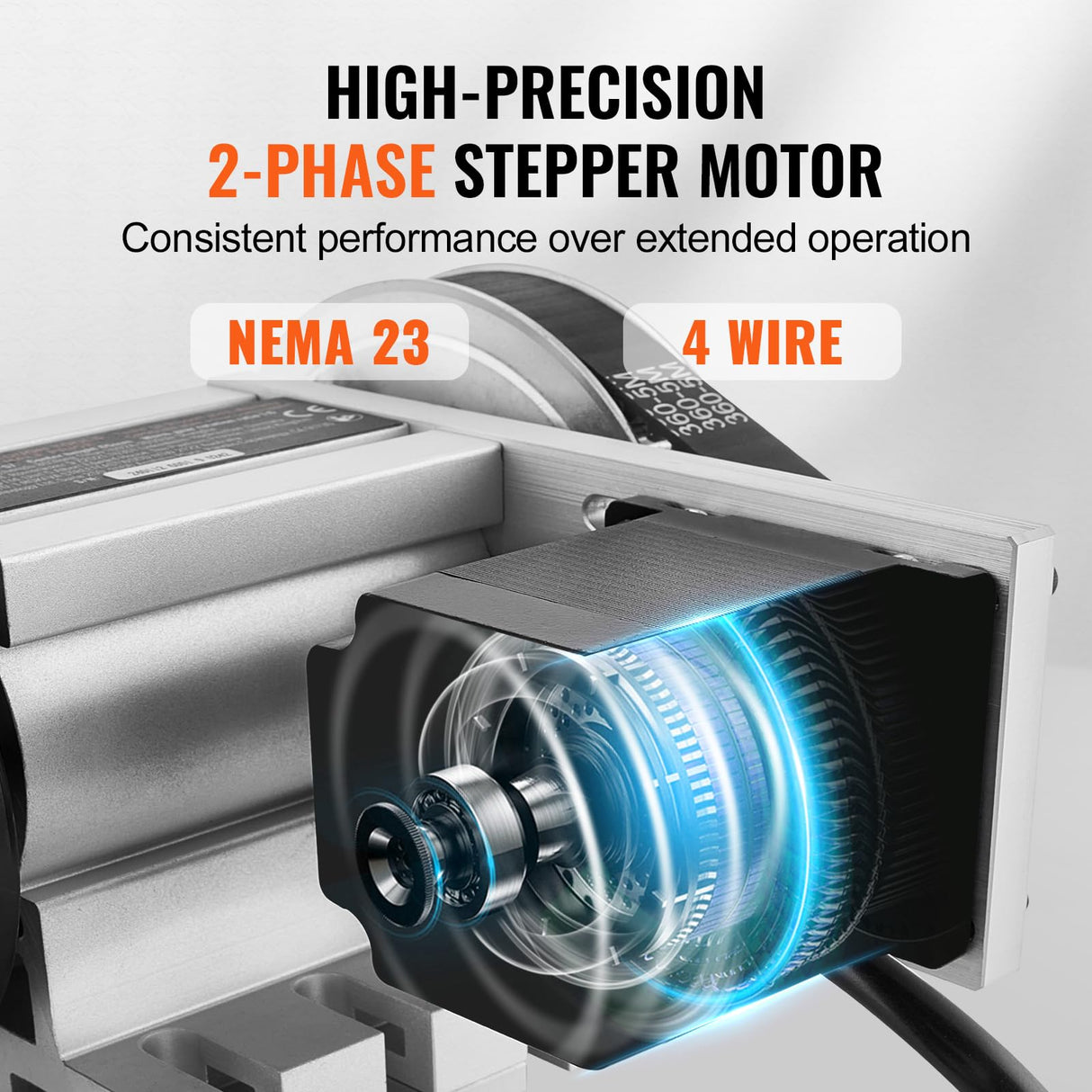 VEVOR Dividing Head, K11-100mm 3-Jaw Chuck, CNC Router Milling Machine Rotational Axis 4th Axis A Axis Indexing Head, 2.6"/65 mm Center Height MT2 Tailstock 6:1 Gear Ratio, Universal for Engraving VEVOR