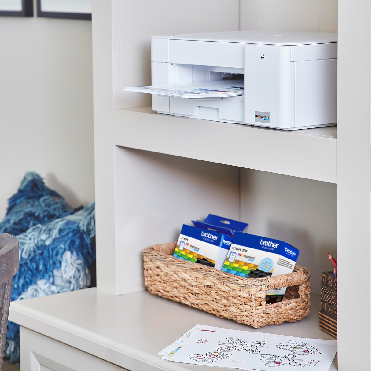 Brother Genuine LC404BKYield Black INKvestment Tank Ink Cartridge Page Yield -750 Brother