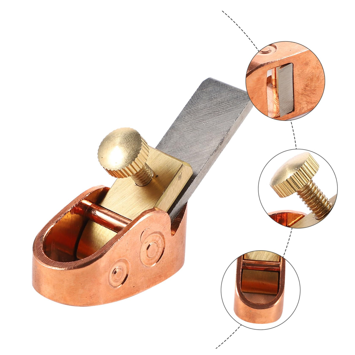 Vaguelly Thumb Planer Japanese Plane Violin Hand Maker Tool Hand Wood Planer Violin Makers Plane Mini Hand Planer for Woodworking Carpenter Tools Woodworking Plane Viola Steel Handheld Vaguelly