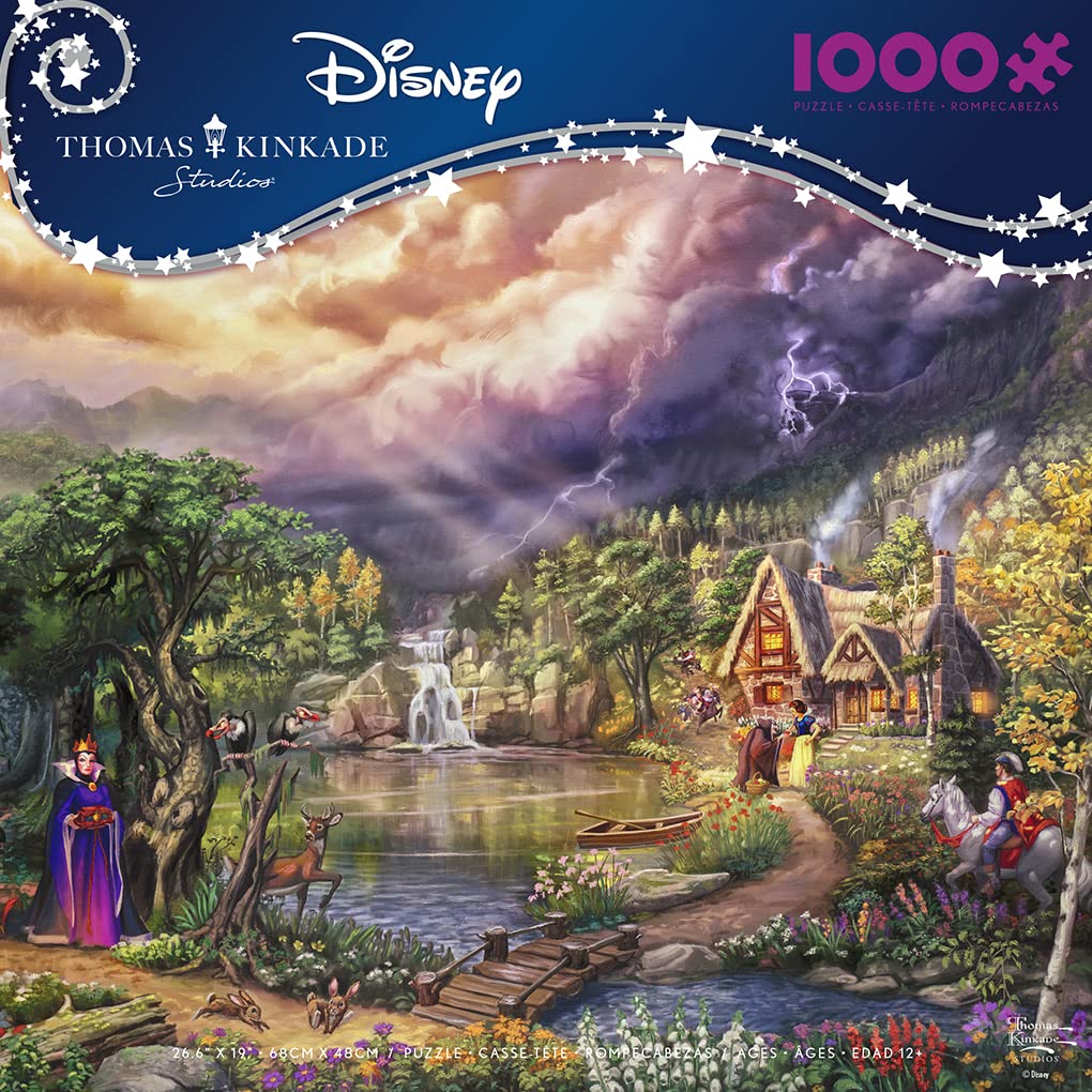 Ceaco - Thomas Kinkade Disney Dreams - Evil Queen - 1000 Piece Jigsaw Puzzle Ceaco