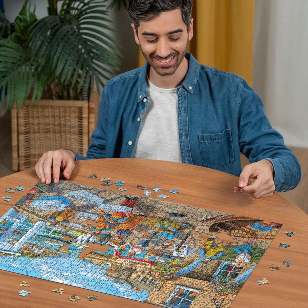Ravensburger Fisherman's Life 1000 Piece Jigsaw Puzzle for Adults | Unique, Pieces | Anti-Glare Surface | FSC Certified, Eco-Friendly | Amazon Exclusive Ravensburger