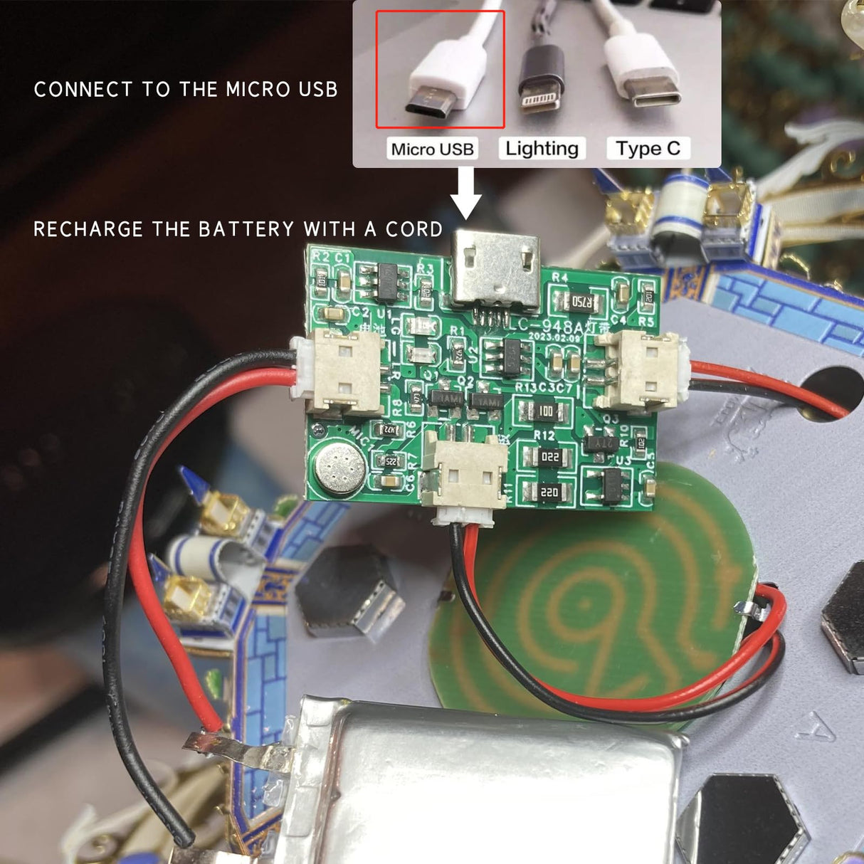 MU 3D Metal Puzzle for Adult Romeo and Juliet with Lighting Musix Box Set, Elf Palace Model Kits Miniature Building, Role-Playing Brain Teaser Love Gift Home Decor, 331pcs MU