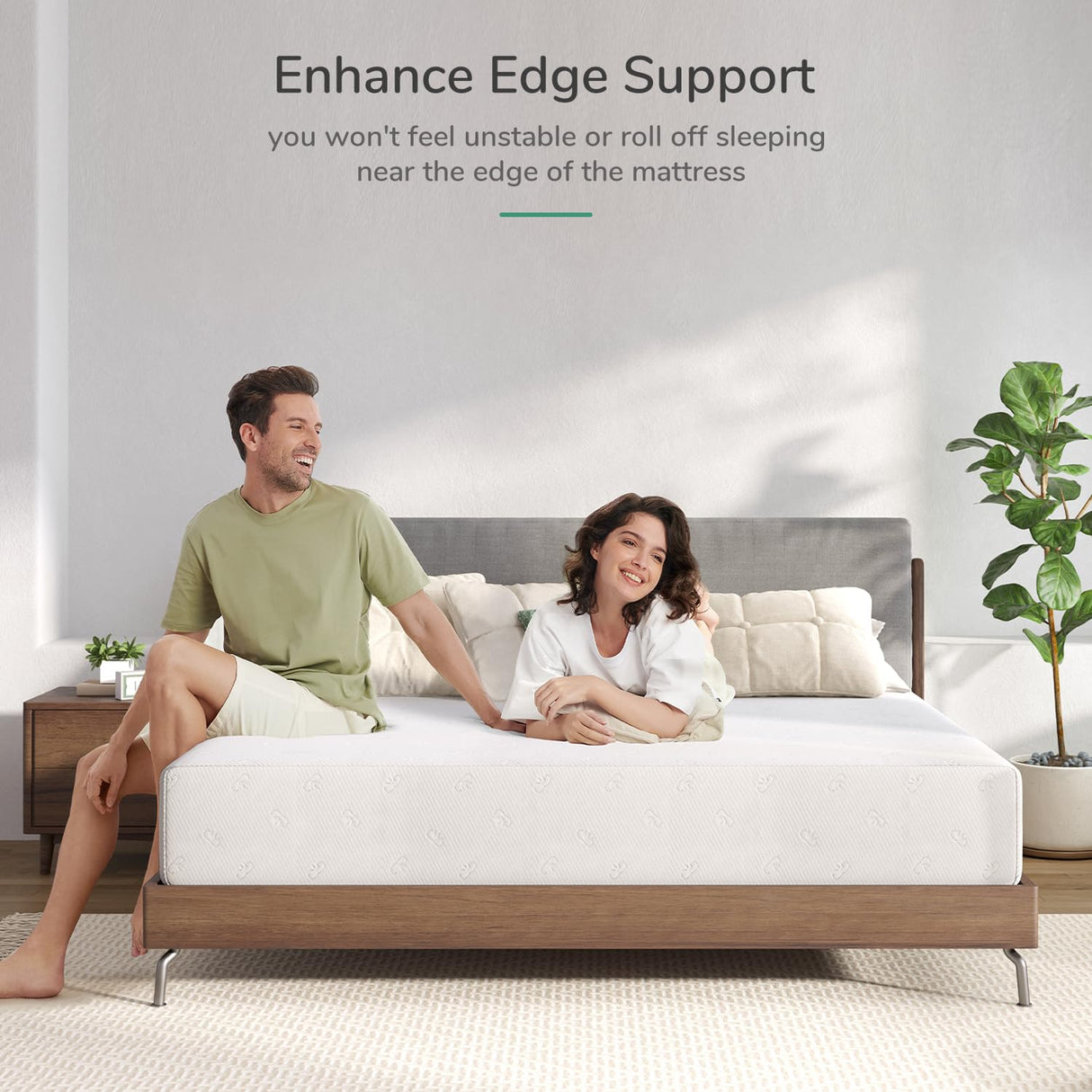 Novilla Queen Mattress, 14 Inch Queen Size Memory Foam Mattress with Comfort Foam for Pressure Relief & Cool Fresh Sleep,Removable Washable Mattress Cover,Memory Foam Mattress Queen Novilla