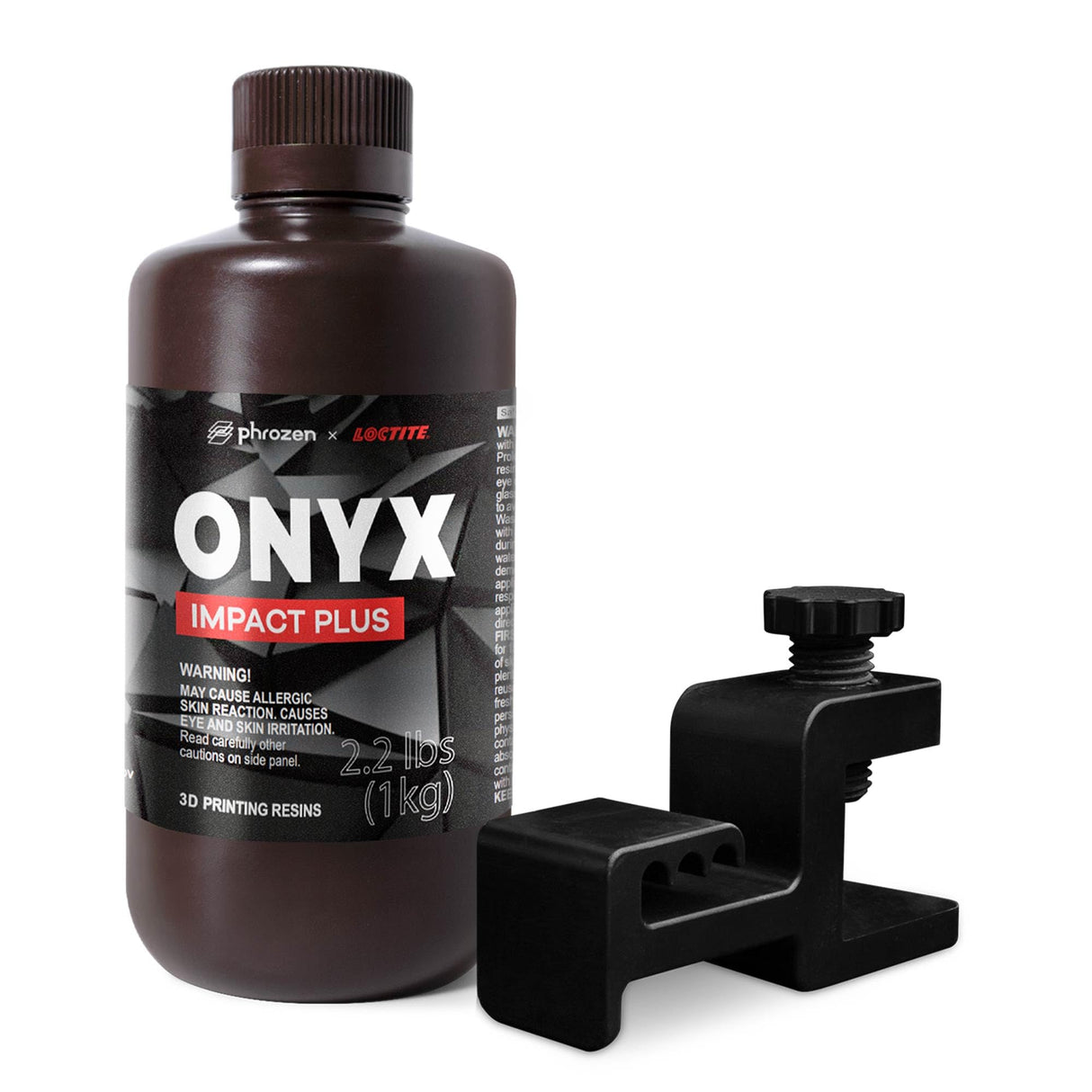 phrozen Onyx Impact Plus 3D Printing Resin, Strong & Tough, Ideal for Tabletop Gaming and Prosumer DIY Makers, Made in USA (1KG) phrozen