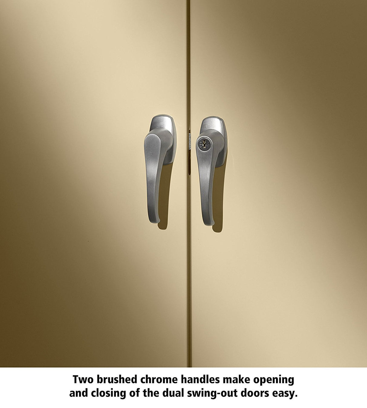 Tennsco J2478SUBK Assembled Jumbo Steel Storage Cabinet, 48w x 24d x 78h, Black Tennsco