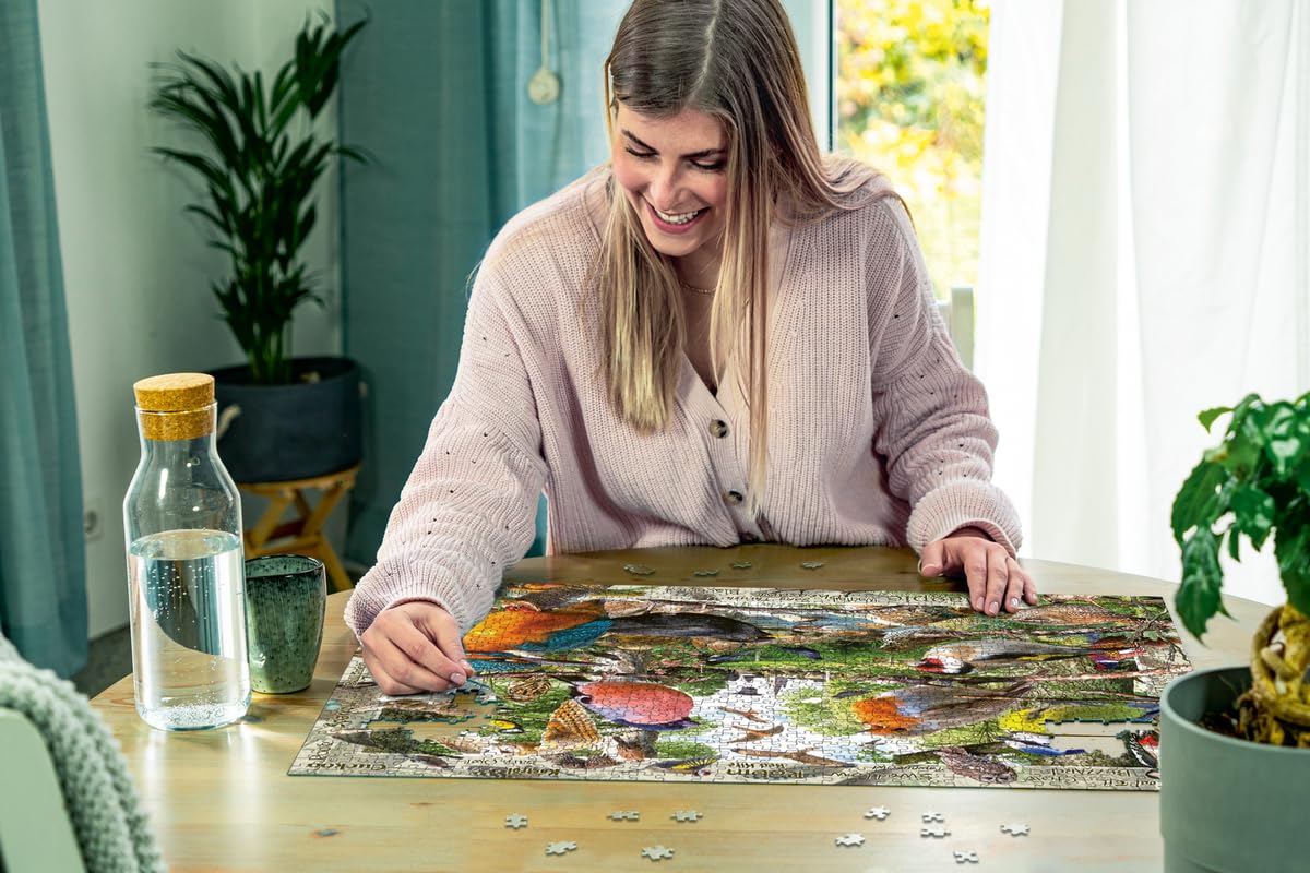 Ravensburger Our Feathered Friends 1000 Piece Jigsaw Puzzle for Adults | Unique, Pieces | Anti-Glare Surface | FSC Certified, Eco-Friendly | Amazon Exclusive Ravensburger