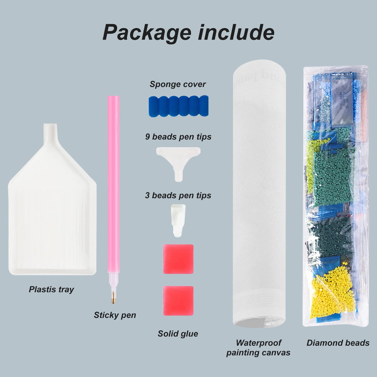 Stalente Diamond Painting Kits for Adults, Cardinal 5D DIY Diamond Art Kits for Beginners Round Full Drill Diamond Painting for Home Wall Decoration Gift 12×12inch, Birds Stalente