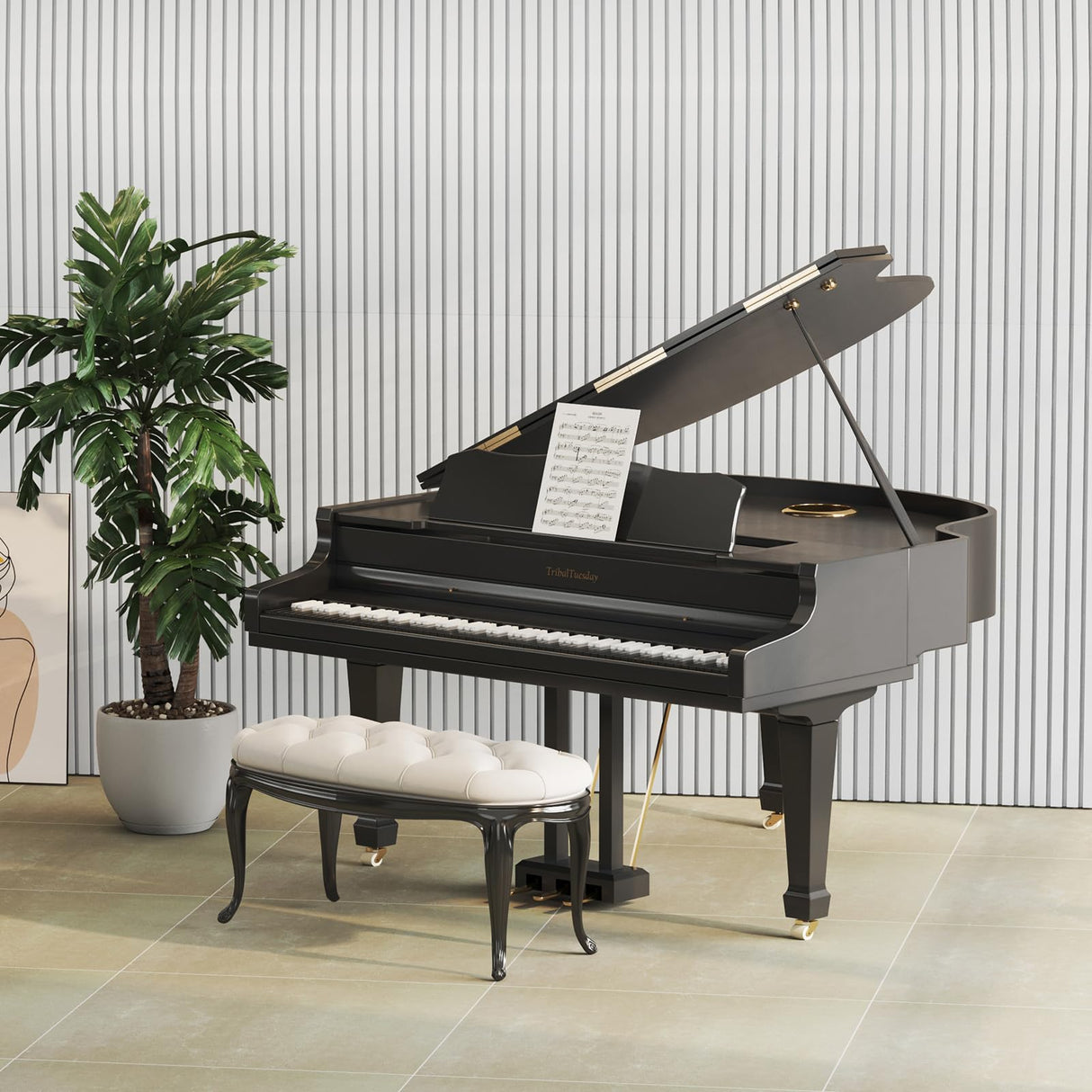 TONOR 8-Pack Bilayer Acoustic Panels Large Self-adhesive, 48” * 24” * 0.72” Adhesive Wall Panel, Large Soundproof Tiles for Echo Absorbtion, Acoustical Barrier of Polyester Fiber, White TONOR