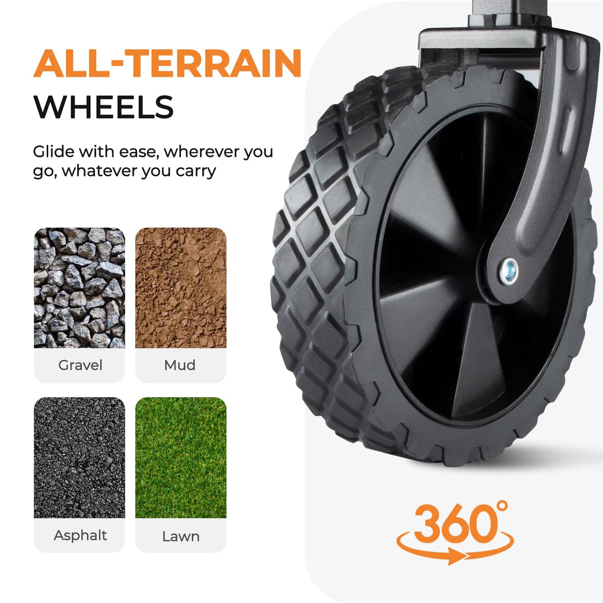 Collapsible Wagon 220 lbs, Heavy Duty Wagons Carts Foldable, Portable Wagon for Groceries, Beach Cart with All-Terrain Wheels & Drink Holders, Wagon Cart for Shopping, Sports, Outdoor Camping, Black PASAMIC