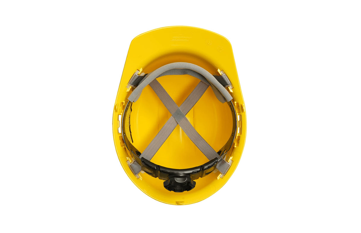 Ironclad Hard Hat Yukon CS400, Made in USA, Standard Brim, Vented, 4 Point Suspension, Class C, Color Yellow (G60002), Medium Ironclad
