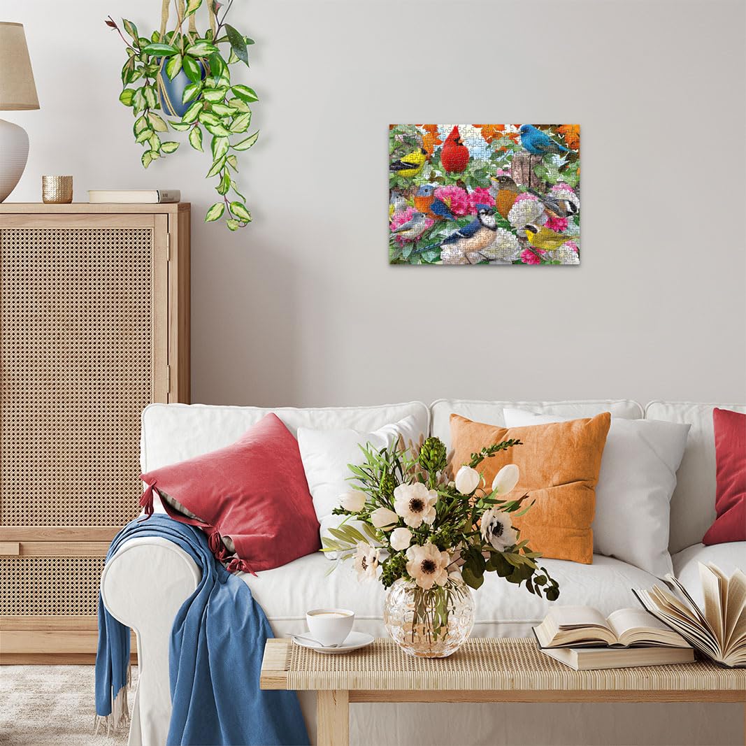 Ravensburger Garden Birds 500 Piece Jigsaw Puzzle for Adults - 12000147 - Handcrafted Tooling, Made in Germany, Every Piece Fits Together Perfectly Ravensburger