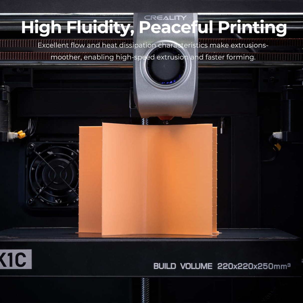 Creality High Speed PLA Filament 1.75mm Bundle 2Kg, 3D Printer Filament for 300mm/s Printing, Rapid PLA Filament No-Tangling, Dimensional Accuracy +/- 0.02mm for Most FDM 3D Printers (Black & White) Creality