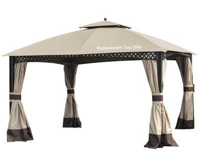 SCOCANOPY Replacement Canopy Cover for Windsor Gazebo L-GZ717PST-C, 810213583,(Light Beige)