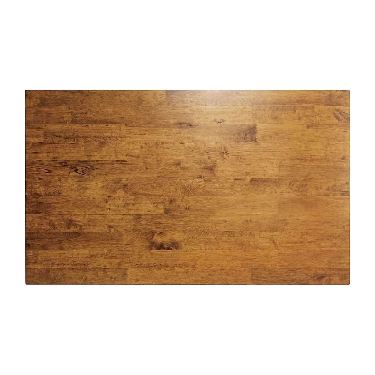 Flash Furniture Everly 60" Solid Wood Dining Table, Commercial Grade Heavy Duty Trestle Base Wood Table, Water Resistant Finish, Seating for 6, Light Cappuccino Flash Furniture